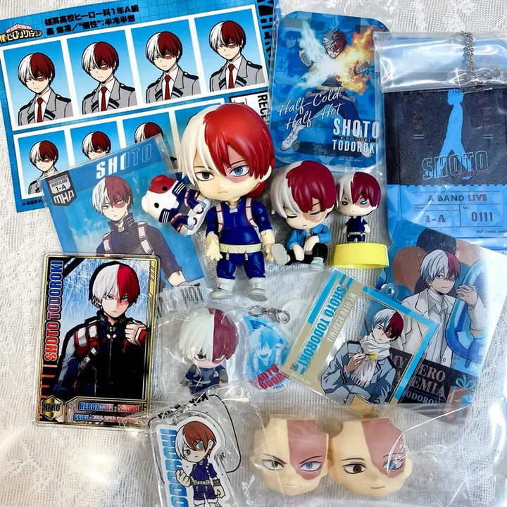 [BUNJANG] My Hero Academia Shoto Todoroki Merchandise Set (Official Photos, Megacat, Nendoroid, Status) / 히로아카 토도로키 쇼토 증사, 메가캣, 넨도, 스테이터스 굿즈 세트