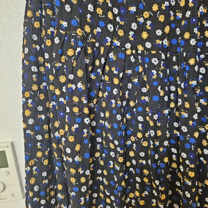 [BUNJANG] Soos Flower Pattern Long Skirt / Soos 플라워 패턴 롱 스커트