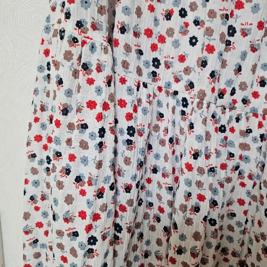 [BUNJANG] Soos Pattern Pleated Long Skirt / Soos 패턴 플리츠 롱 스커트