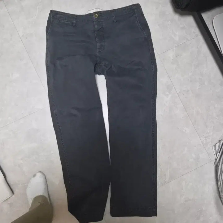 [BUNJANG] BizBeam Black Cotton Pants Men / 비즈빔 검정색 면바지 팬츠 남성용