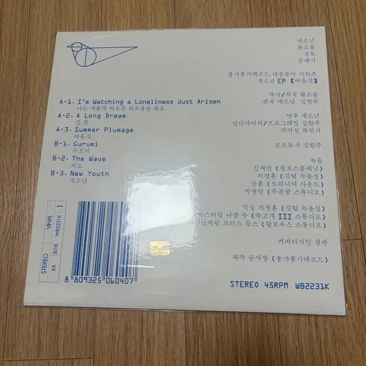 [BUNJANG] Say So Yeon Summer Feather First Press LP / 새소년 여름깃 초판lp