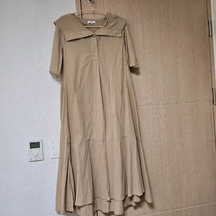 [BUNJANG] JAJU Sailor Collar Long Dress / JAJU 세일러 카라 롱 원피스 free