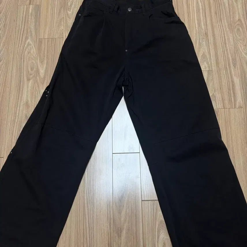[BUNJANG] Politeu 1011 Rivet Gosima 2 Size Deep Charcoal Pants / 폴리테루1011 리벳 고시마 딥차콜 2사이즈
