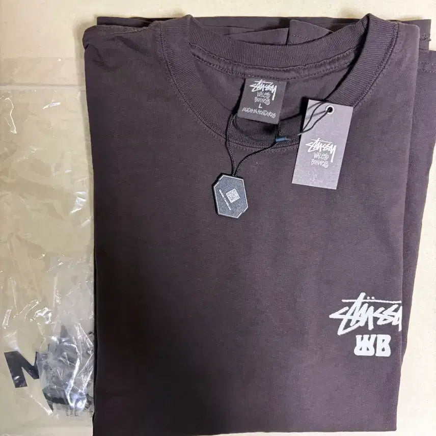 [BUNJANG] Stussy Wales Bonner T-shirt Brown L / 스투시 웨일즈보너 티셔츠 브라운 L