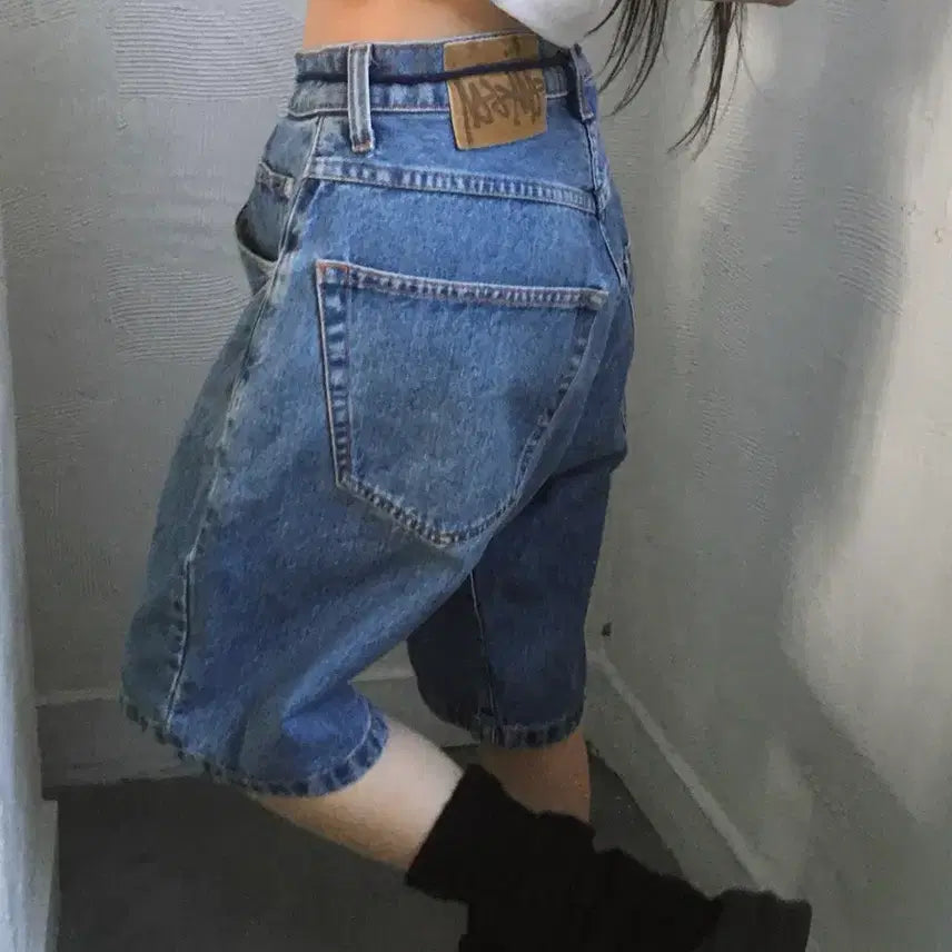 [BUNJANG] Stussy 90s Denim Short Pants / Stussy 스투시 90s 데님 숏 팬츠