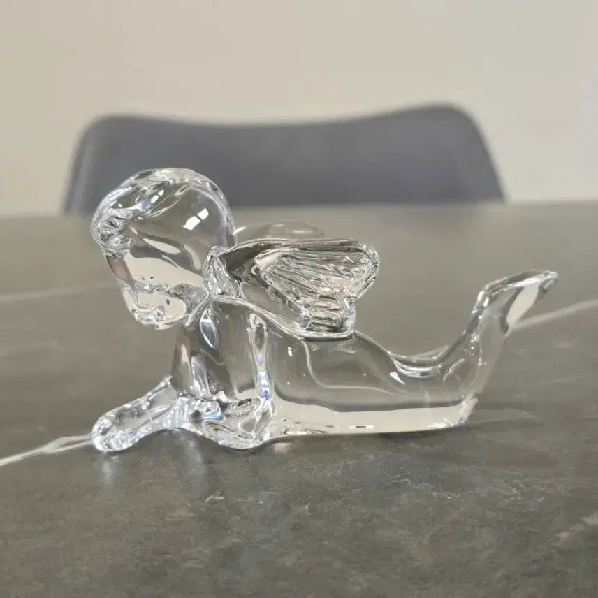 [BUNJANG] Baccarat Angel Crystal Figurine / 프랑스 바카랏 Baccarat 천사 크리스탈 장식품