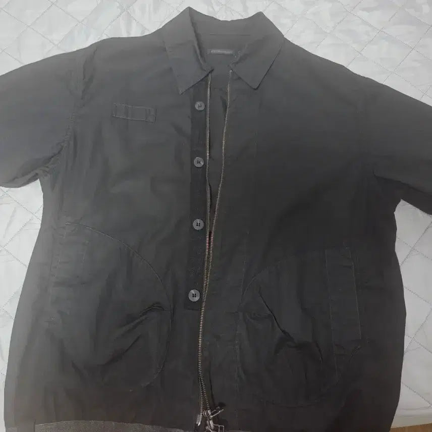 [BUNJANG] Haechingroom Boxer Shirt Jacket Jet Black / [3] 해칭룸 박서 복서 셔켓 셔츠 자켓 제트 블랙 (2사 교환o)