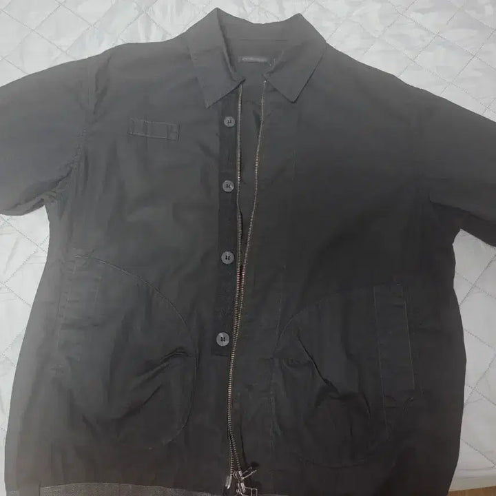 [BUNJANG] Haechingroom Boxer Shirt Jacket Jet Black / [3] 해칭룸 박서 복서 셔켓 셔츠 자켓 제트 블랙 (2사 교환o)