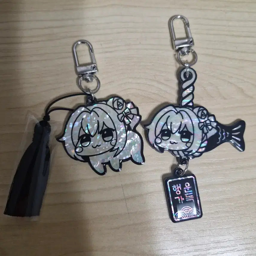 [SOLD OUT] 도로롱 키링 일괄 [태슬장식 노리개, 액막이 명태]