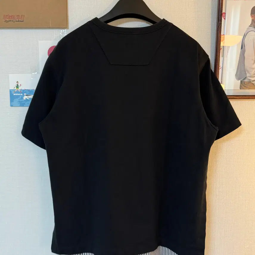 [BUNJANG] Juun.J 20FW Oversized Layered Short-Sleeve T-Shirt Black / (M)Juun.J 준지 20FW 오버사이즈 레이어드 반팔티 블랙
