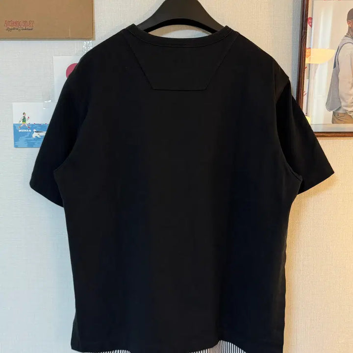 [BUNJANG] Juun.J 20FW Oversized Layered Short-Sleeve T-Shirt Black / (M)Juun.J 준지 20FW 오버사이즈 레이어드 반팔티 블랙
