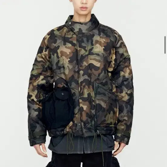 [BUNJANG] Andersson Bell New Multi Pocket Camouflage Quilted Jumper Jacket / [L]앤더슨벨 뉴 멀티 포켓 카모플라쥬 퀼티드 점퍼 자켓