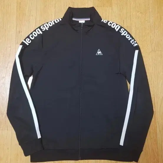 [BUNJANG] Le Coq Sportif Cooling Jersey Track Top Jacket Black / (정품)르꼬끄 스포르티브 얇은 냉감용 쿨링 트랙탑 스판 블랙 저지 자켓