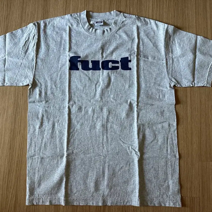 [BUNJANG] FUCT OG Logo T-Shirt Grey / [L] FUCT 퍽트 OG 로고 티 그레이