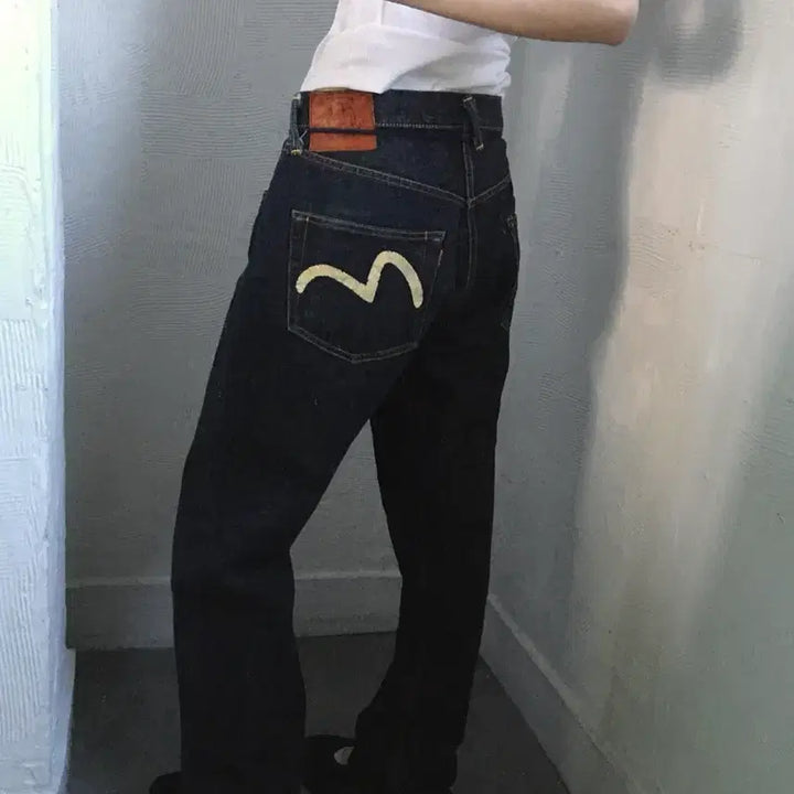 [BUNJANG] Evisu Japan Selvedge Denim Pants / Evisu 에비수 재팬 셀비지 데님 팬츠