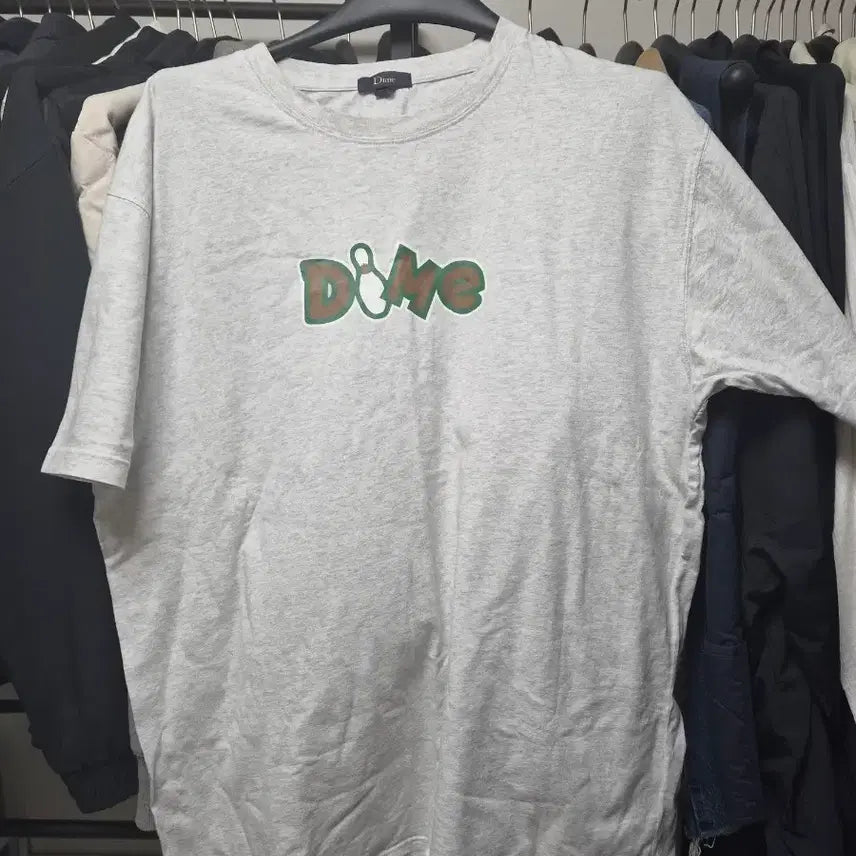 [BUNJANG] Dime Bowling T-Shirt Gray / Dime 다임 볼링 티셔츠 회색