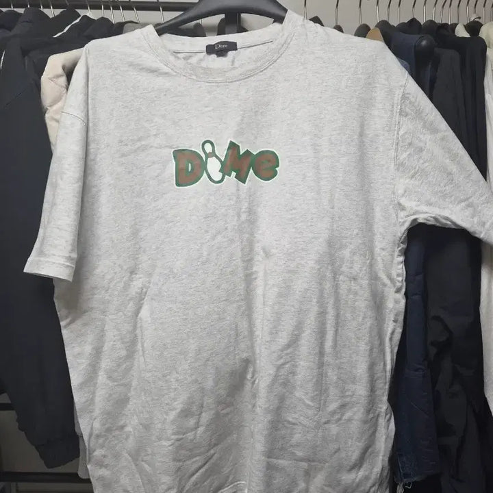 [BUNJANG] Dime Bowling T-Shirt Gray / Dime 다임 볼링 티셔츠 회색