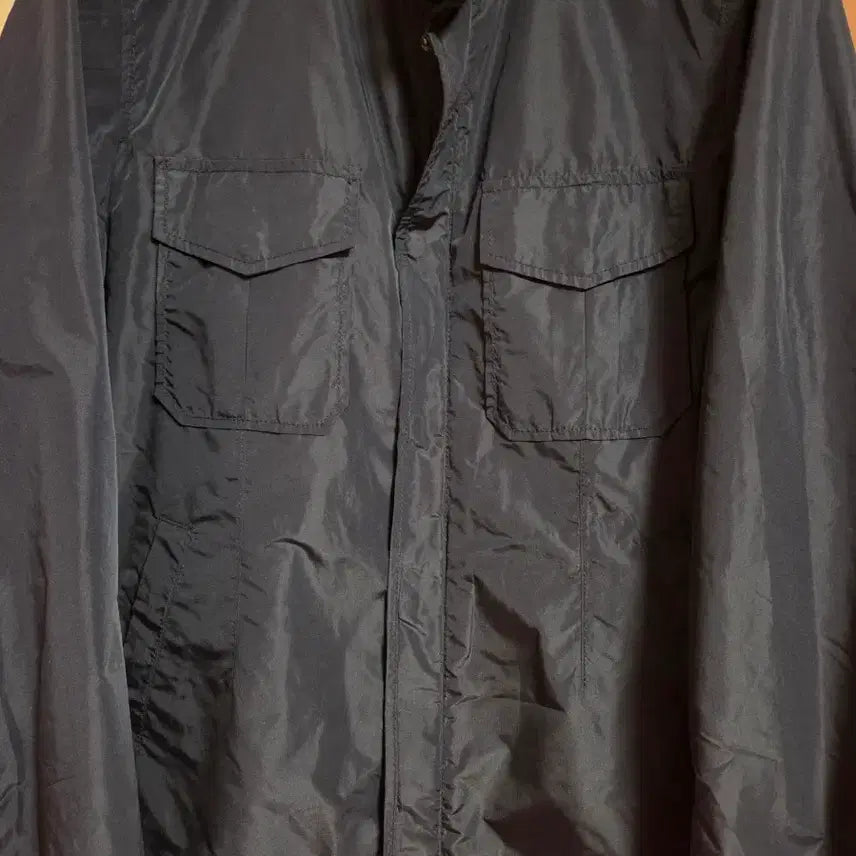 [BUNJANG] Cartes Blanches Navy Blouson Jacket / 까르뜨브랑슈 네이비 블루종 자켓