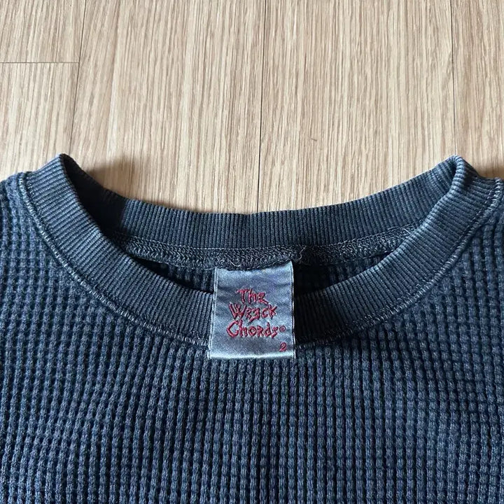 [BUNJANG] Waffle Black T-Shirt / [2] 뤡코즈 와플 블랙