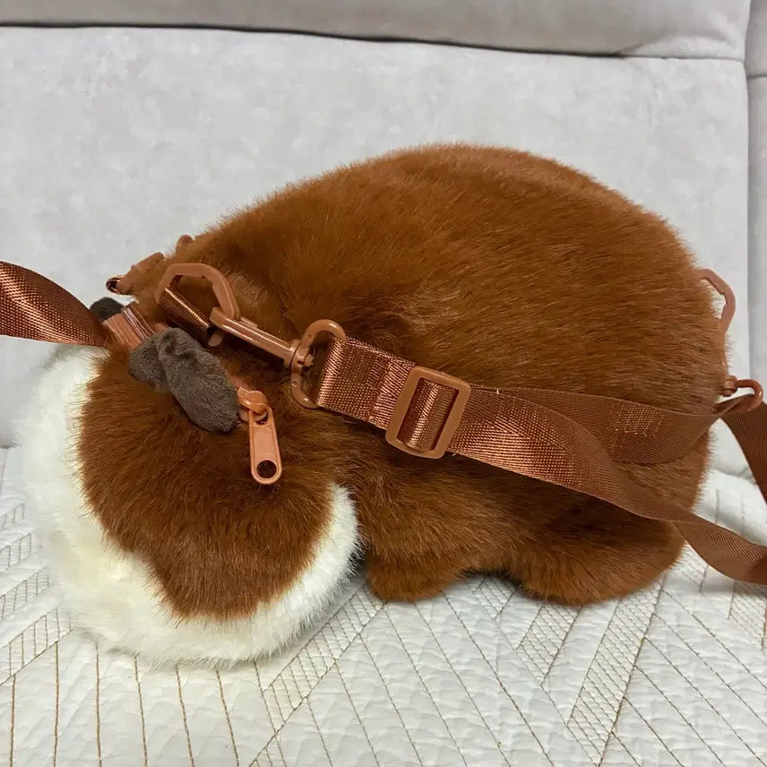 [BUNJANG] Unidentified Animal Plush Backpack / 햄스터 인형 백팩