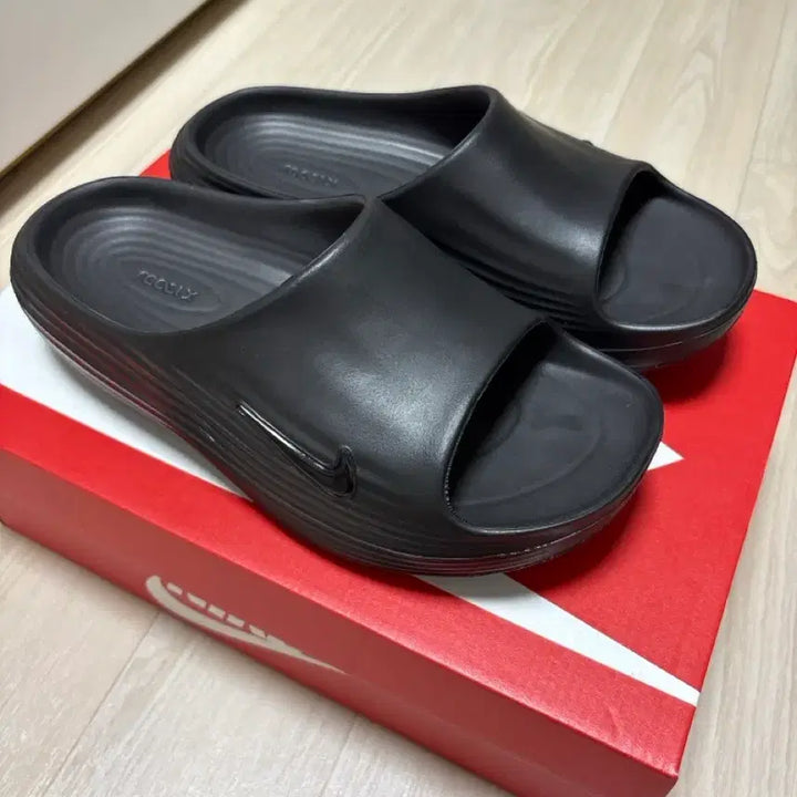 [BUNJANG] Nike React X Rejuvenate Slide Black / 나이키 리엑트x 리주버네이트 슬라이드 블랙