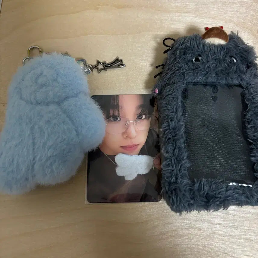 [BUNJANG] Riku Kurri Photocard Holder Wing Keyring Bundle Set / 리쿠 쿠리 포카홀더 날개키링 일괄판매