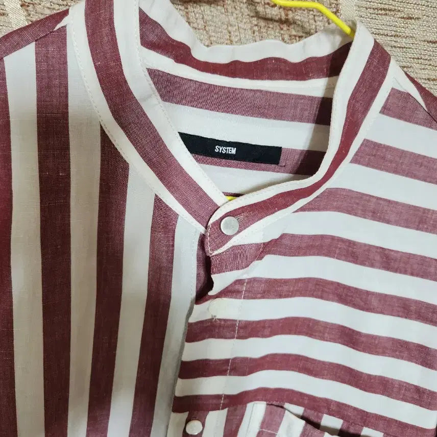 [BUNJANG] System Linen Mix Shirt (100) / 시스템 린넨 믹스 셔츠 (100)