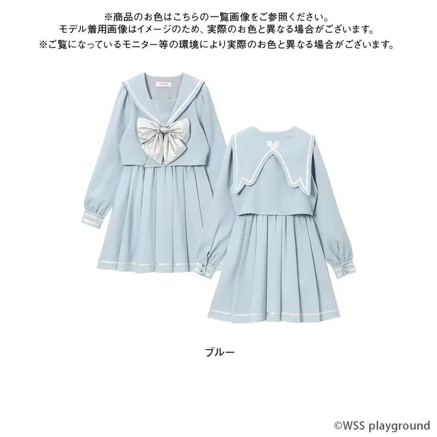 [SOLD OUT] 판매)니디걸 디마럽 쵸텐 콜라보 원피스 L  양산형 지뢰계