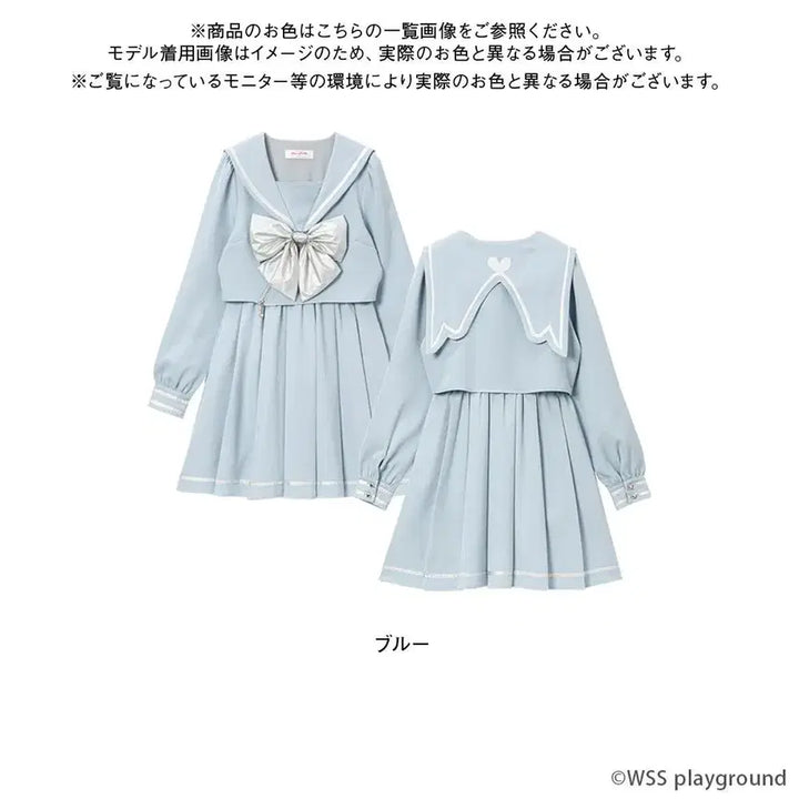 [SOLD OUT] 판매)니디걸 디마럽 쵸텐 콜라보 원피스 L  양산형 지뢰계