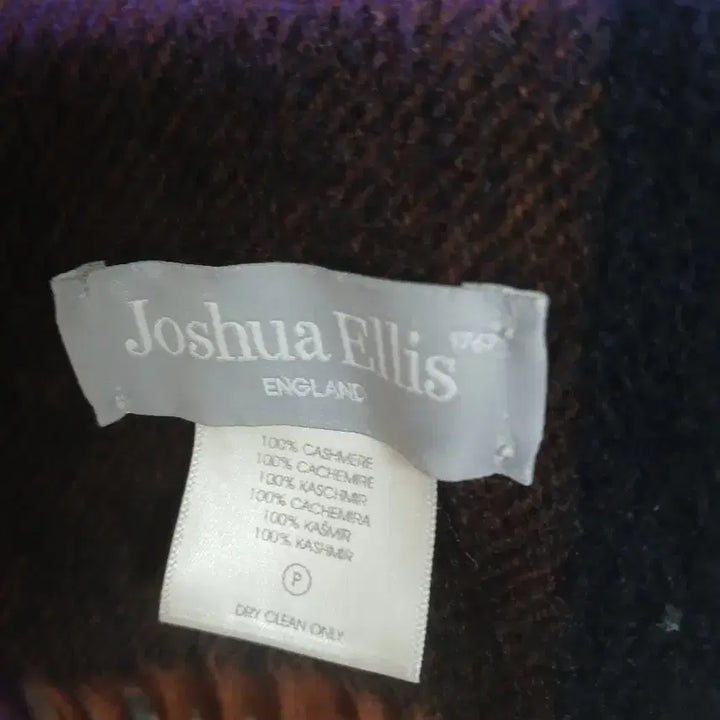 [BUNJANG] Joshua Ellis 1767 Cashmere Check Scarf / 조슈아 엘리스1767 캐시미어 체크 머플러