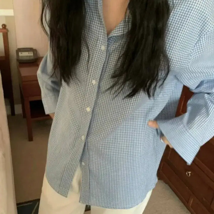 [BUNJANG] Wellrow Standard Check Shirt / 샵보애 wellrow 스탠다드 체크셔츠