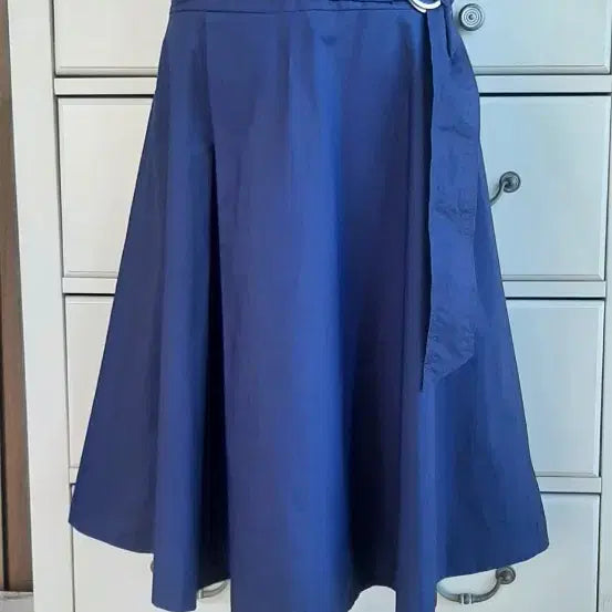 [BUNJANG] The Izzat Navy Midi Dress with Metal Belt / 더아이잗 원피스 이뻐요~