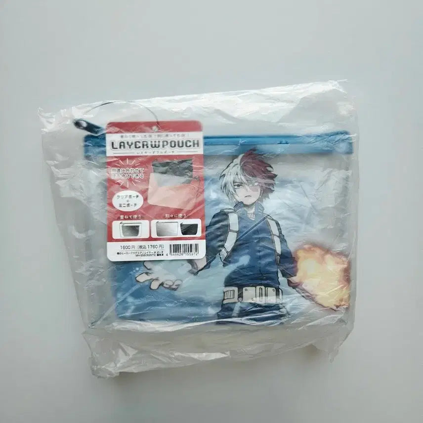 [BUNJANG] My Hero Academia Todoroki Shoto Layer Double Pouch (Sealed) / 히로아카 토도로키 쇼토 레이어 2단 더블 파우치 미개봉