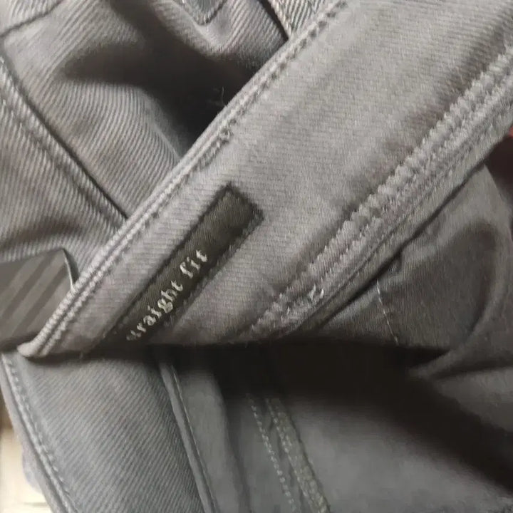 [BUNJANG] Time Homme Garment Washed Cotton Blend Trousers Dark Grey Size 88 / 타임옴므 가먼트워싱 면혼방 다크그레이 바지88