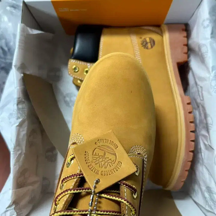 [BUNJANG] Timberland 6-Inch Premium Waterproof Boots Wheat Nubuck / 팀버랜드 프리미엄 6인치 워터프루프 부츠 위트 누벅