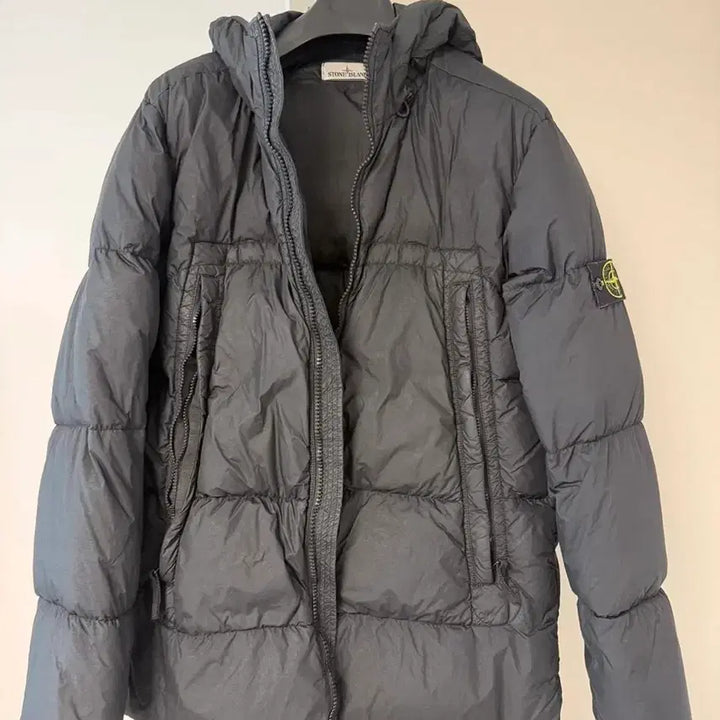 [BUNJANG] Stone Island Crinkle Labs Puffer Jacket XL Black / 스톤아일랜드 패딩 크링클랩스 XL사이즈 블랙