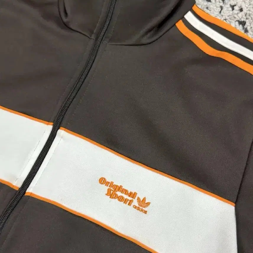 [BUNJANG] Adidas Firebird Brown Track Jacket / [105/XL] 아디다스 파이어버드 브라운 져지
