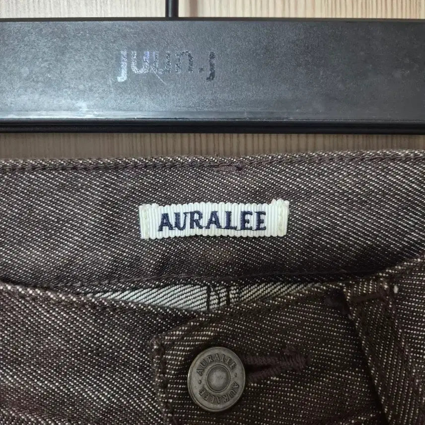 [BUNJANG] Auralee Hard Twist Wide Pants Mocha Brown 32 / 오라리 하드트위스트 와이드 팬츠 모카브라운 32