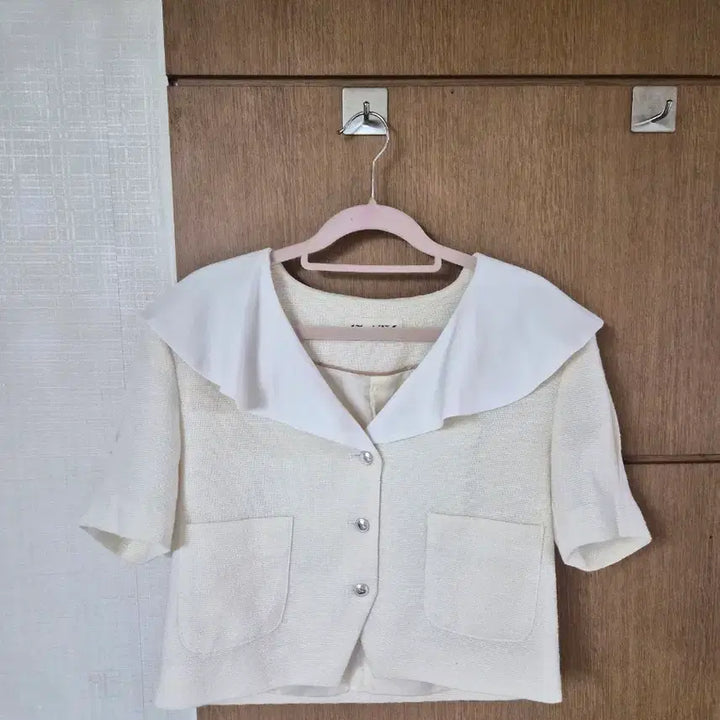 [BUNJANG] Platz Classic Crop Jacket White Collar / 플라츠클래식 크롭자켓
