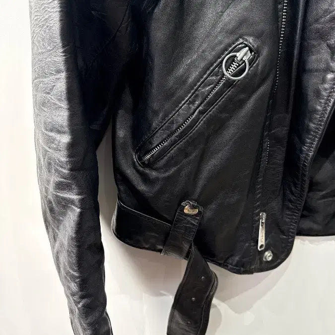 [BUNJANG] Brooks Motorcycle Leather Jacket / [38] 브룩스 모터사이클 레더 자켓