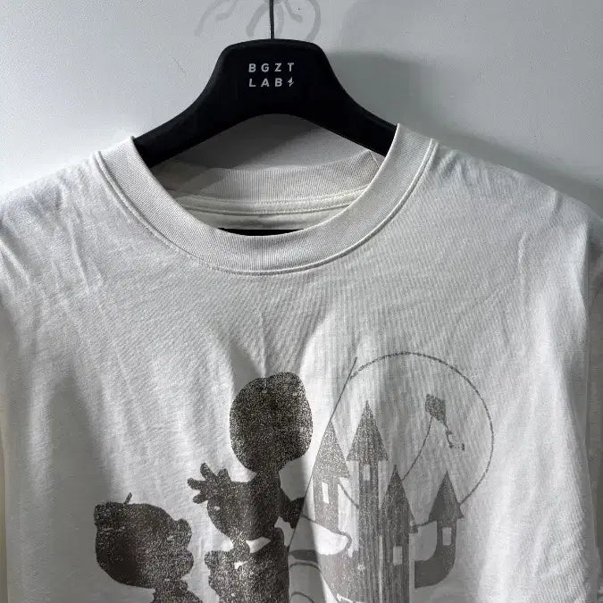 [BUNJANG] The Prouder Donald Cartoon Vintage T-Shirt White / [Free] 더 프라우더 도널드 카툰 빈티지 티셔츠 화이트