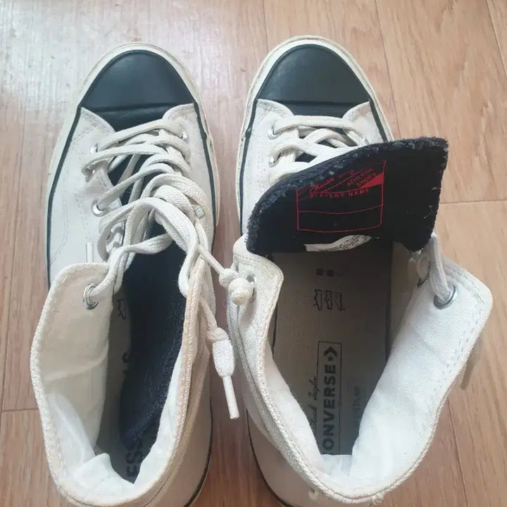 [BUNJANG] Fear of God Essentials x Converse Chuck 70 High Natural Ivory / 피어 오브 갓 에센셜 x 컨버스 척 70 하이