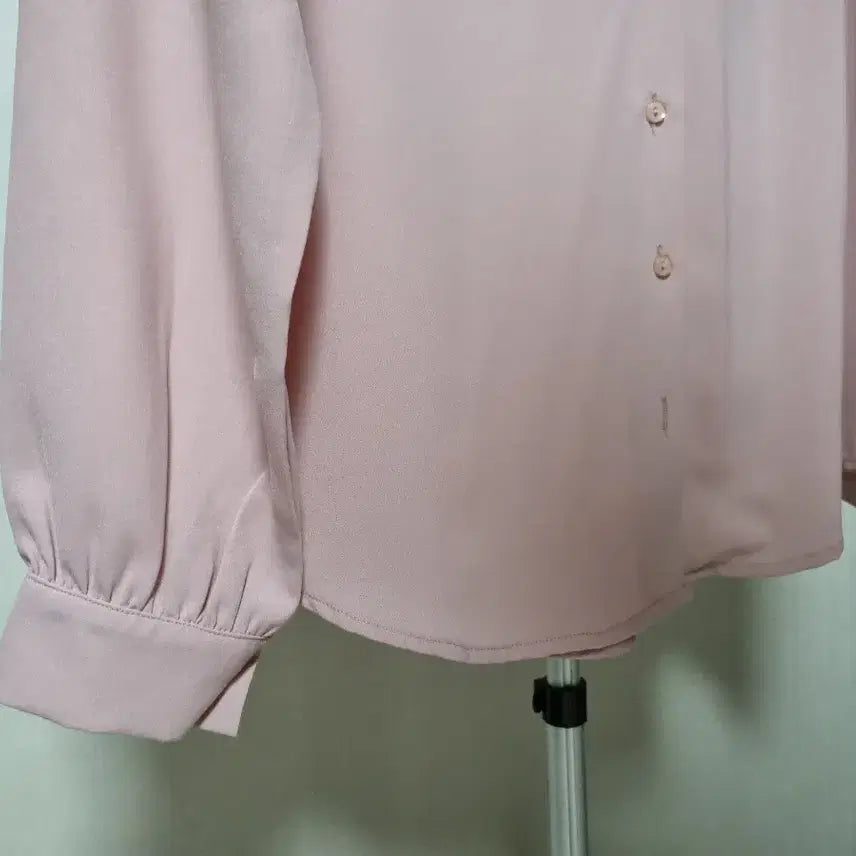 [BUNJANG] Strawberry Milk Pink Long Sleeve Shirt / 딸기우유 색감 핑크 긴팔 셔츠