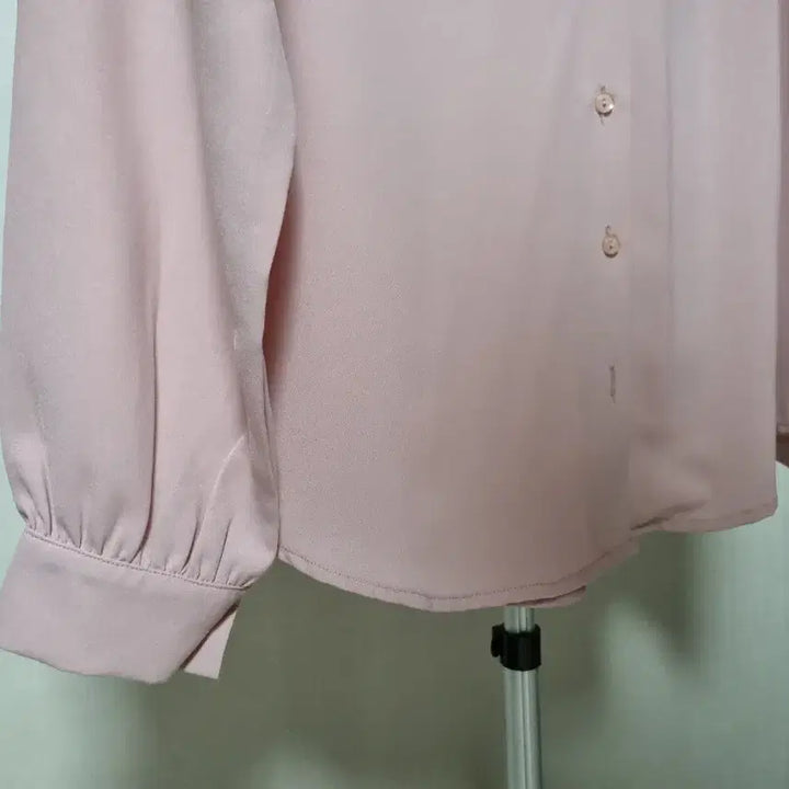 [BUNJANG] Strawberry Milk Pink Long Sleeve Shirt / 딸기우유 색감 핑크 긴팔 셔츠
