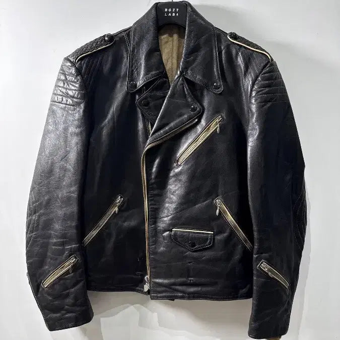 [BUNJANG] Healson Double Collar Biker Jacket / [52] Healson 더블 카라 바이커 자켓