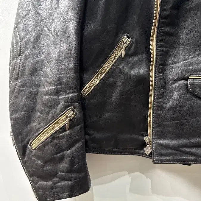 [BUNJANG] Healson Double Collar Biker Jacket / [52] Healson 더블 카라 바이커 자켓