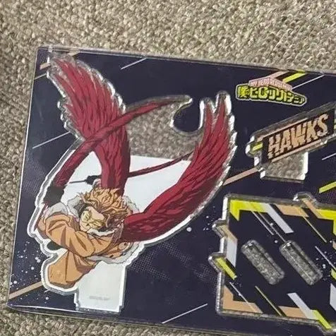 [BUNJANG] My Hero Academia Hawks Acrylic Stand Set (2 Types) / 나의 히어로 아카데미아 호크스 아크릴 스탠드 2종 세트 판매