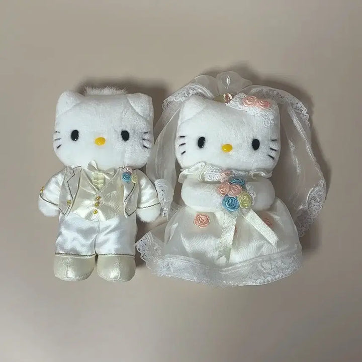 [BUNJANG] Vintage Hello Kitty Wedding Kitty Plush (approx. 15cm) / 고전키티 키티인형 웨딩키티 키티 다니엘 결혼