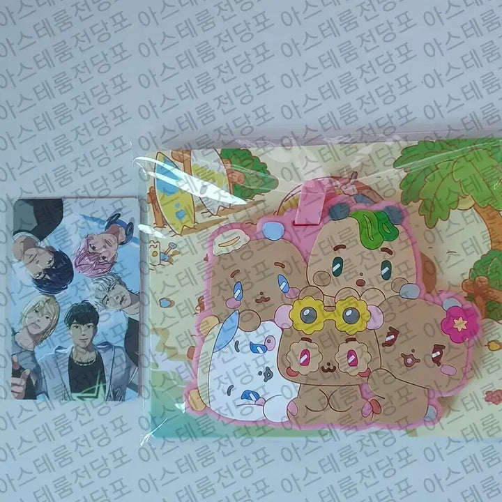 [BUNJANG] Hana Card MmmMoo Luggage Tag Bundle Set / 하나카드 포카+므메미무 러기지택 일괄