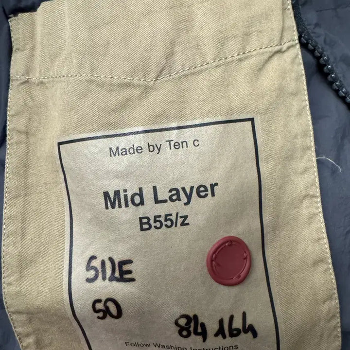 [BUNJANG] Ten C Midlayer Vest 50 Dark Grey / Ten c 미드레이어 조끼 50 다크그레이